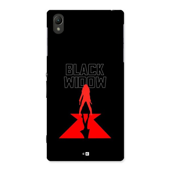 Black Widow Back Case for Xperia Z1