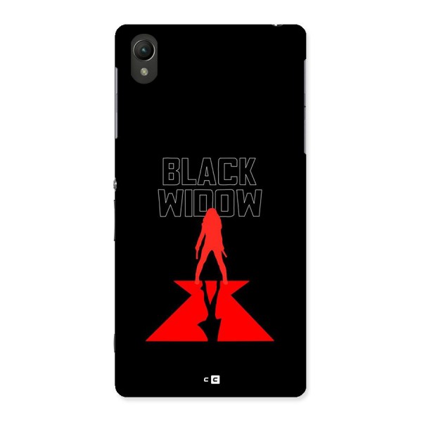 Black Widow Back Case for Xperia Z2