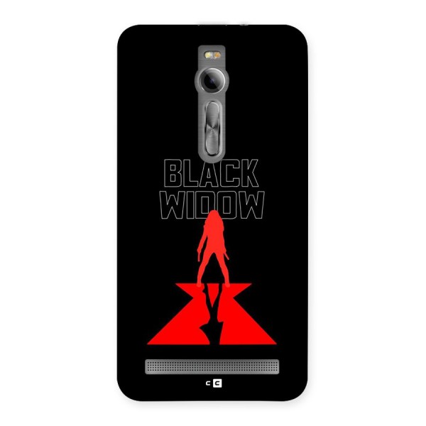 Black Widow Back Case for Zenfone 2