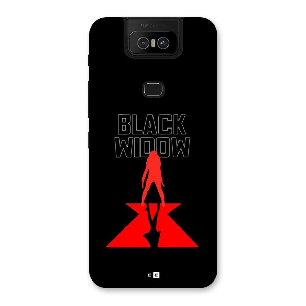 Black Widow Back Case for Zenfone 6z