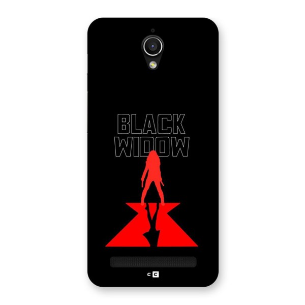 Black Widow Back Case for Zenfone Go