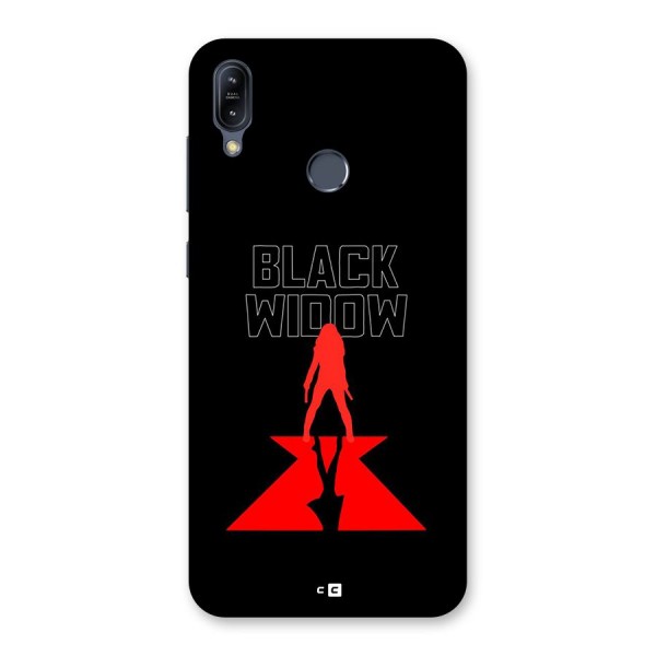 Black Widow Back Case for Zenfone Max M2