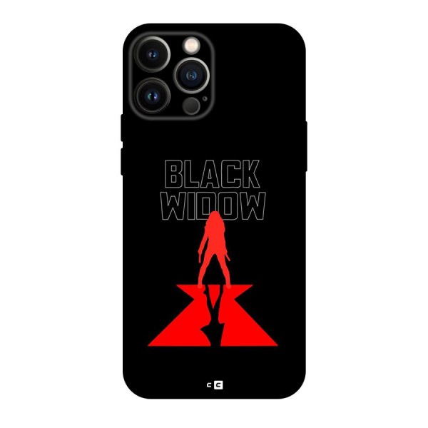 Black Widow Back Case for iPhone 13 Pro Max