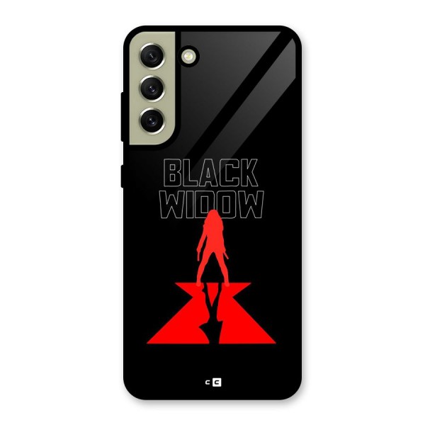 Black Widow Glass Back Case for Galaxy S21 FE 5G