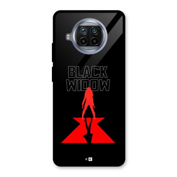 Black Widow Glass Back Case for Mi 10i