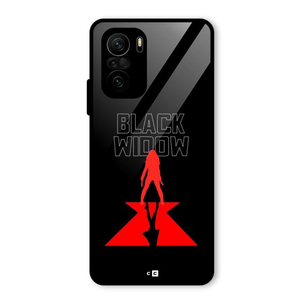 Black Widow Glass Back Case for Mi 11X Pro