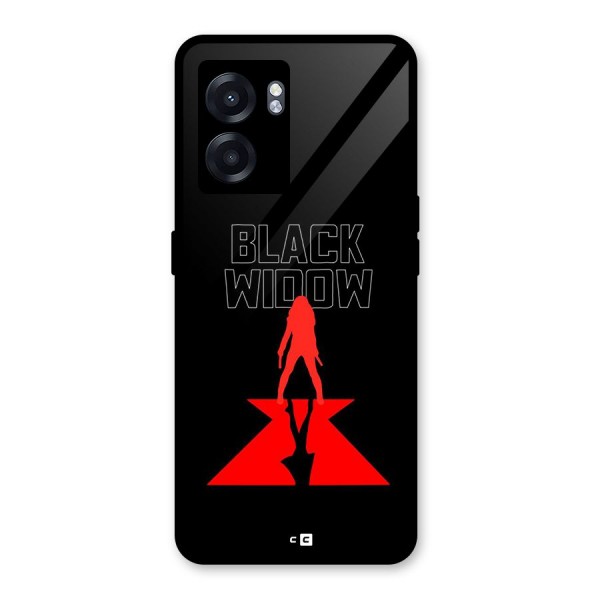 Black Widow Glass Back Case for Oppo K10 (5G)