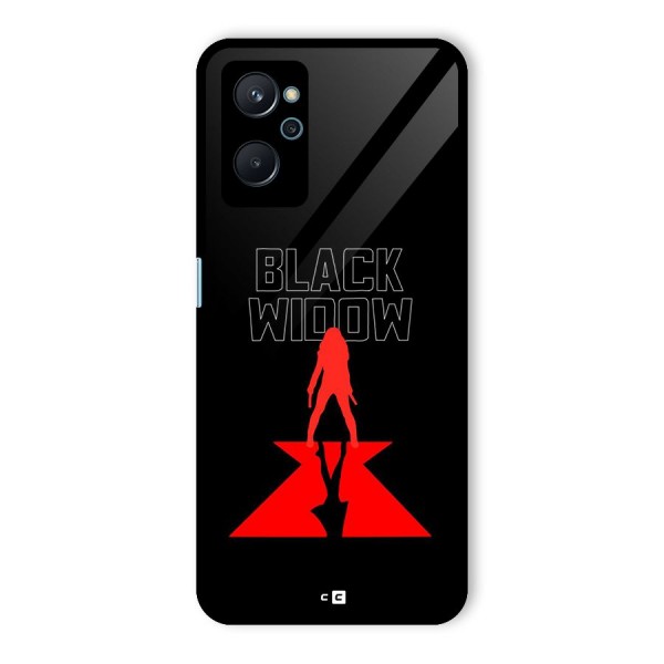 Black Widow Glass Back Case for Realme 9i