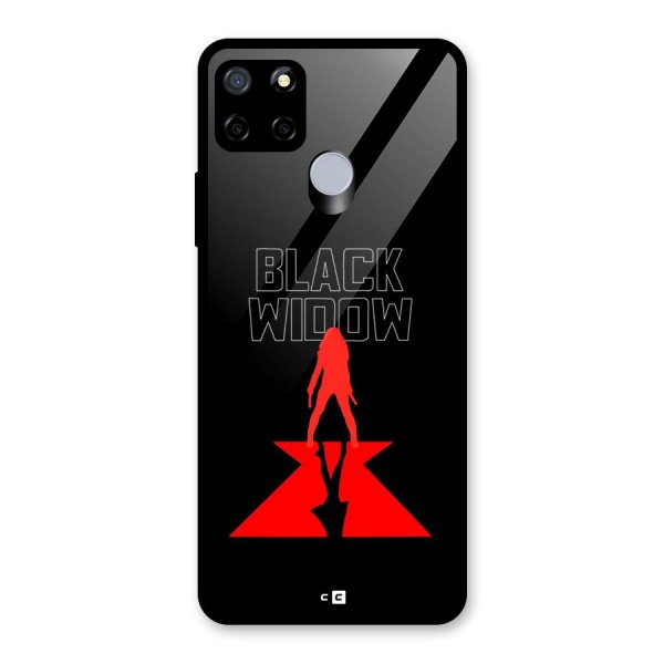 Black Widow Glass Back Case for Realme C12