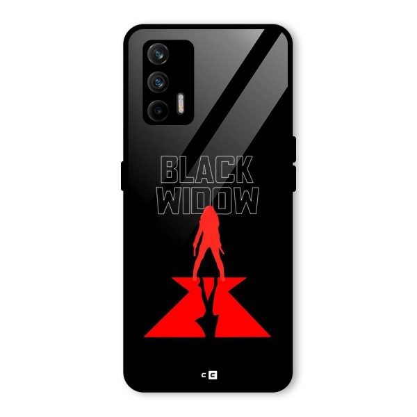 Black Widow Glass Back Case for Realme GT 5G