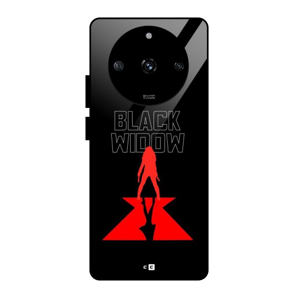 Black Widow Glass Back Case for Realme Narzo 60 5G