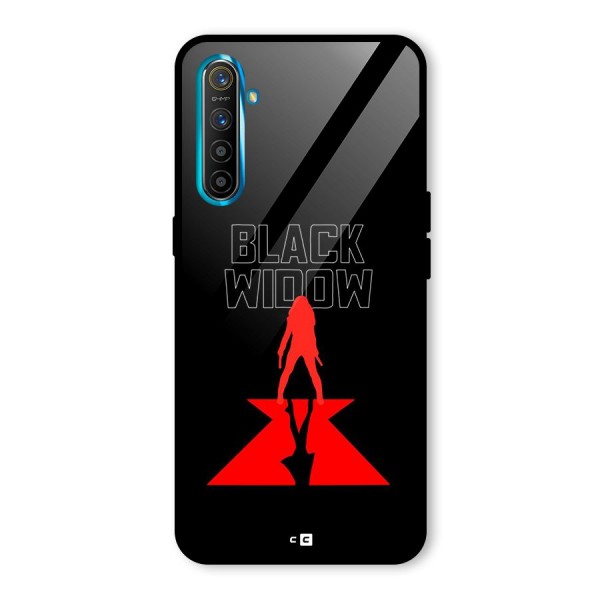 Black Widow Glass Back Case for Realme X2