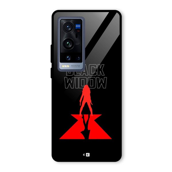 Black Widow Glass Back Case for Vivo X60 Pro Plus