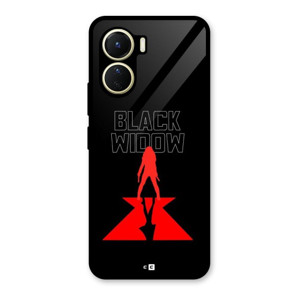 Black Widow Glass Back Case for Vivo Y56