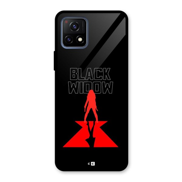 Black Widow Glass Back Case for Vivo Y72 5G