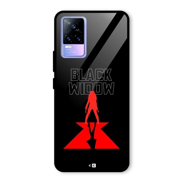 Black Widow Glass Back Case for Vivo Y73