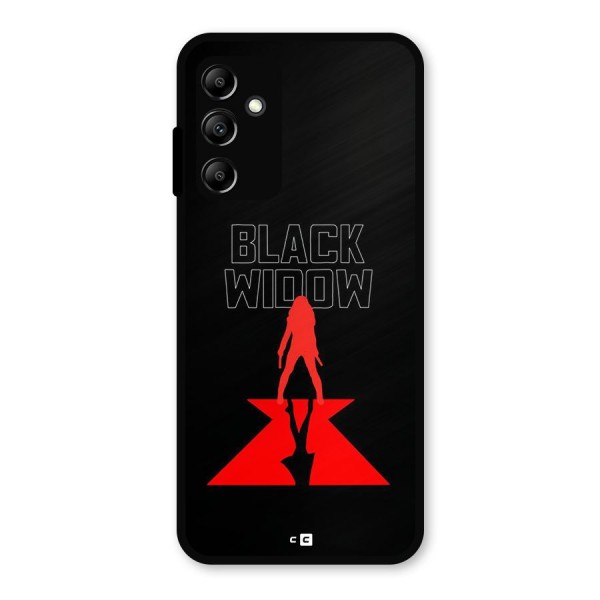 Black Widow Metal Back Case for Galaxy A14 5G