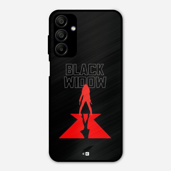 Black Widow Metal Back Case for Galaxy A15 5G