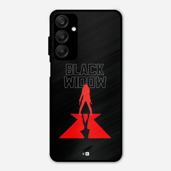 Black Widow Metal Back Case for Galaxy A25 5G