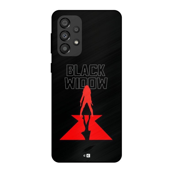 Black Widow Metal Back Case for Galaxy A33 5G