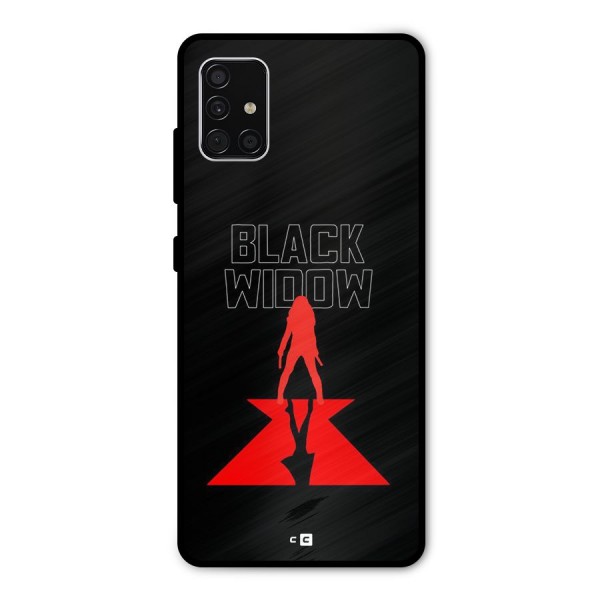 Black Widow Metal Back Case for Galaxy A51