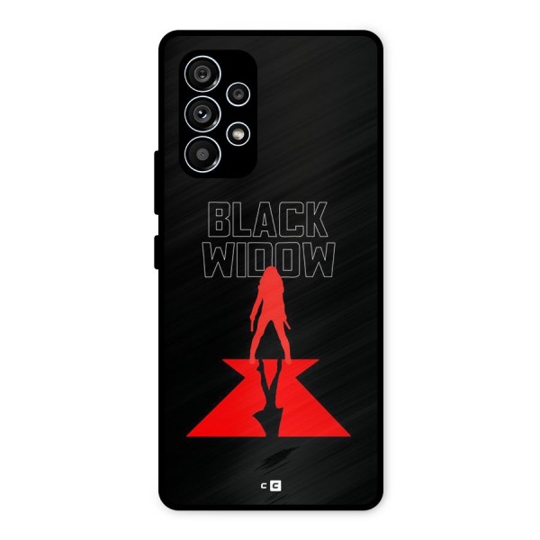 Black Widow Metal Back Case for Galaxy A53 5G