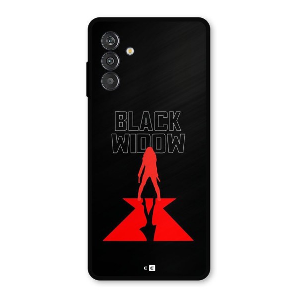 Black Widow Metal Back Case for Galaxy F13