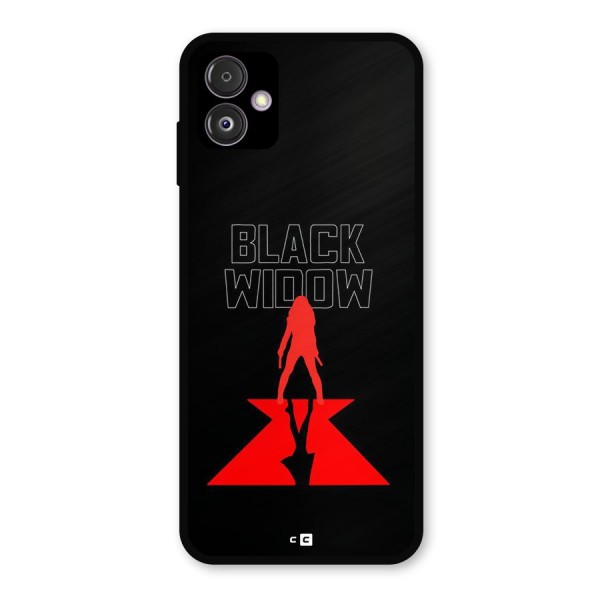 Black Widow Metal Back Case for Galaxy F14