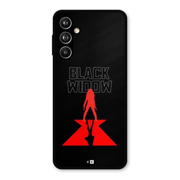 Black Widow Metal Back Case for Galaxy F54