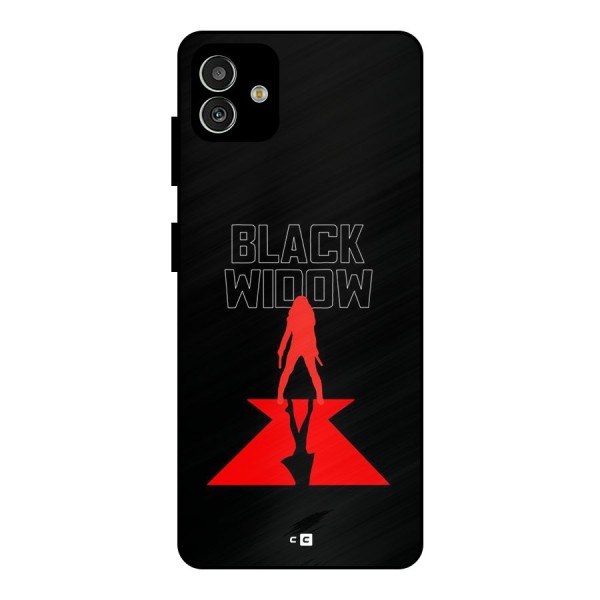 Black Widow Metal Back Case for Galaxy M13 5G