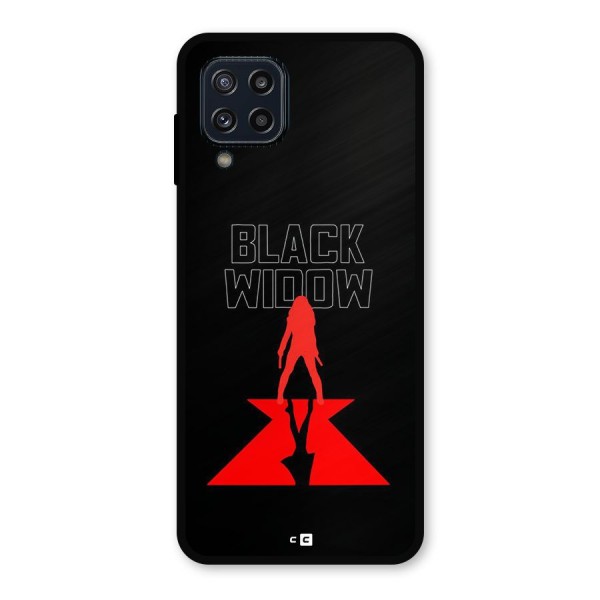 Black Widow Metal Back Case for Galaxy M32