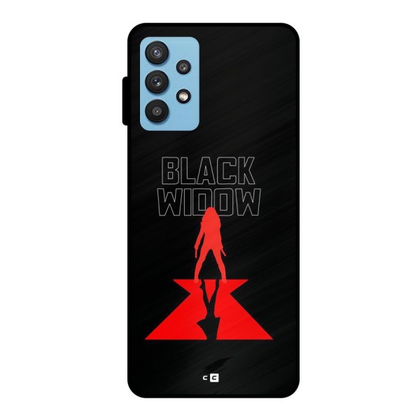 Black Widow Metal Back Case for Galaxy M32 5G