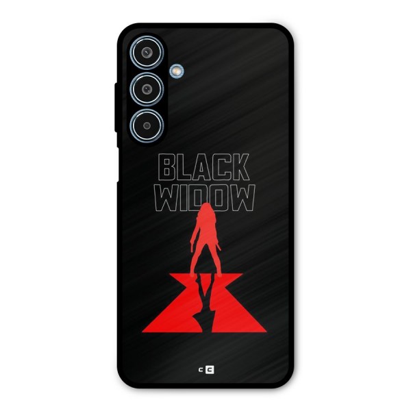 Black Widow Metal Back Case for Galaxy M35