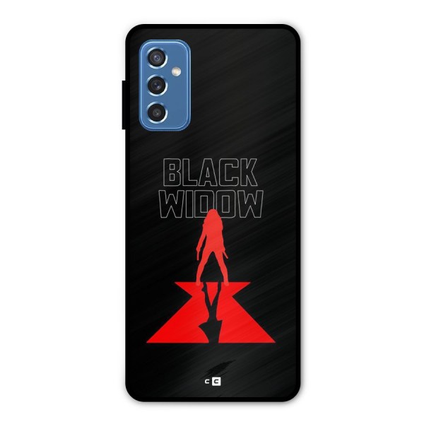 Black Widow Metal Back Case for Galaxy M52 5G