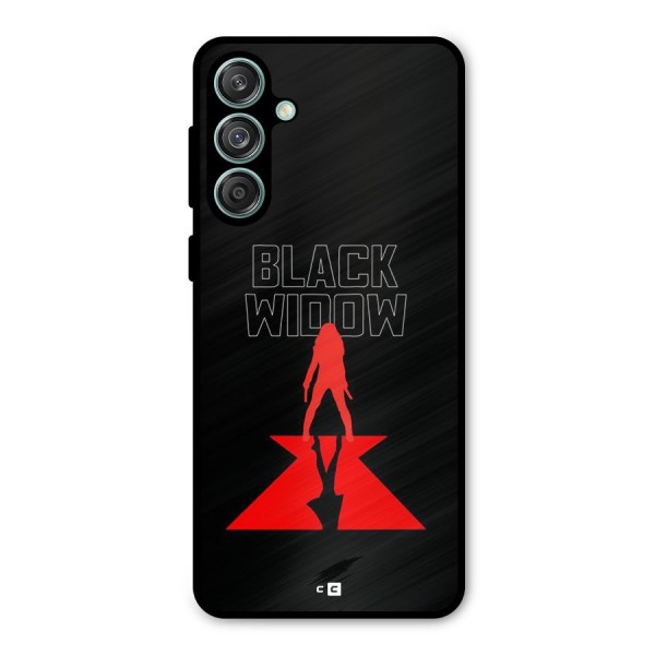 Black Widow Metal Back Case for Galaxy M55 5G