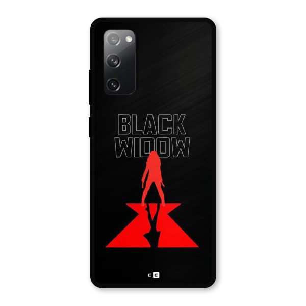 Black Widow Metal Back Case for Galaxy S20 FE