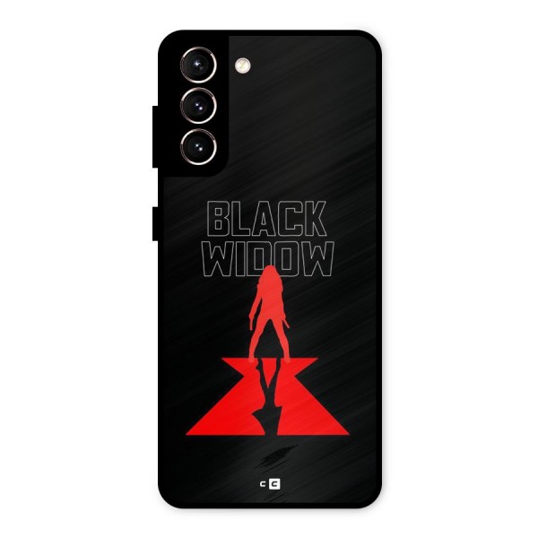 Black Widow Metal Back Case for Galaxy S21 5G