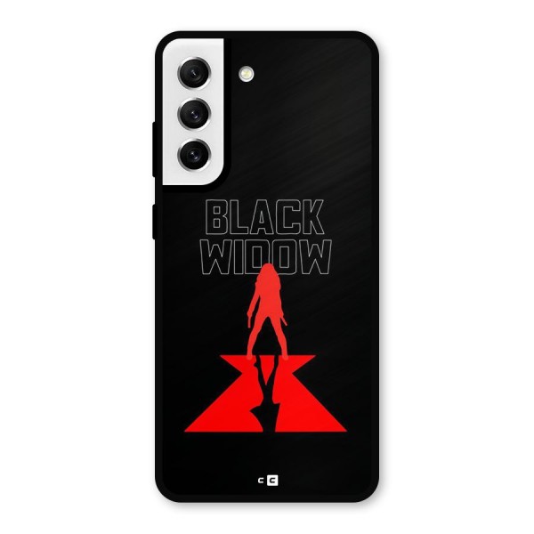 Black Widow Metal Back Case for Galaxy S21 FE 5G