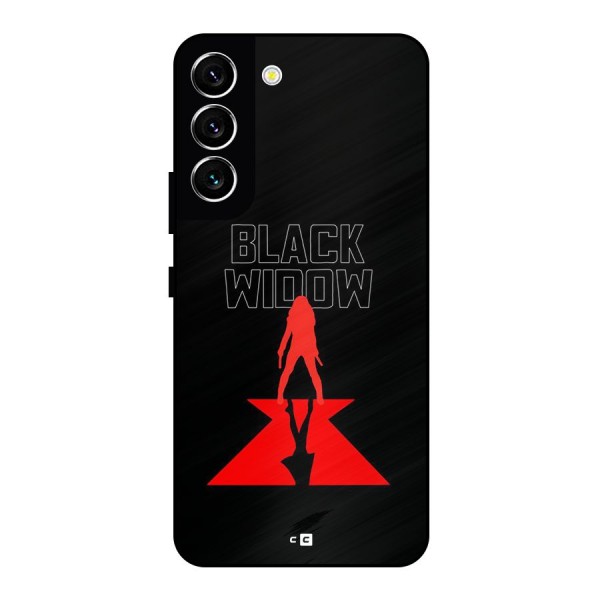 Black Widow Metal Back Case for Galaxy S22 5G