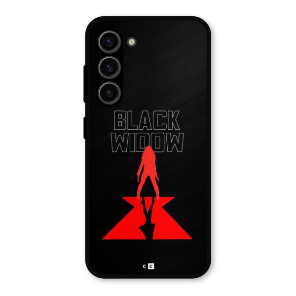 Black Widow Metal Back Case for Galaxy S23