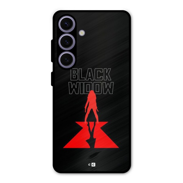 Black Widow Metal Back Case for Galaxy S24