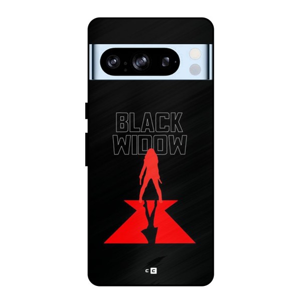 Black Widow Metal Back Case for Google Pixel 8 Pro