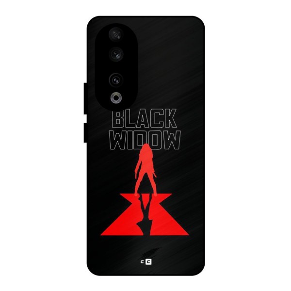 Black Widow Metal Back Case for Honor 90