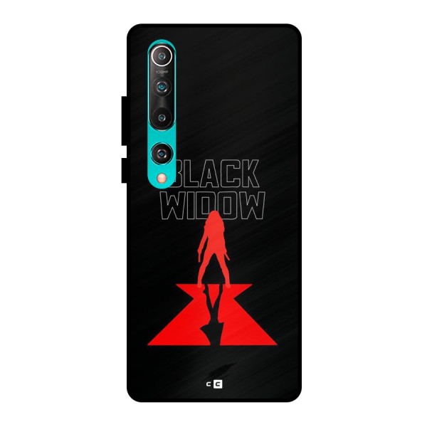 Black Widow Metal Back Case for Mi 10