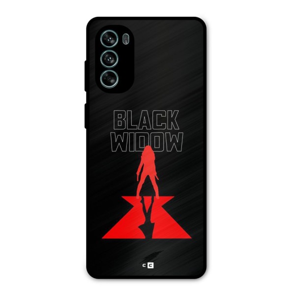 Black Widow Metal Back Case for Moto G62