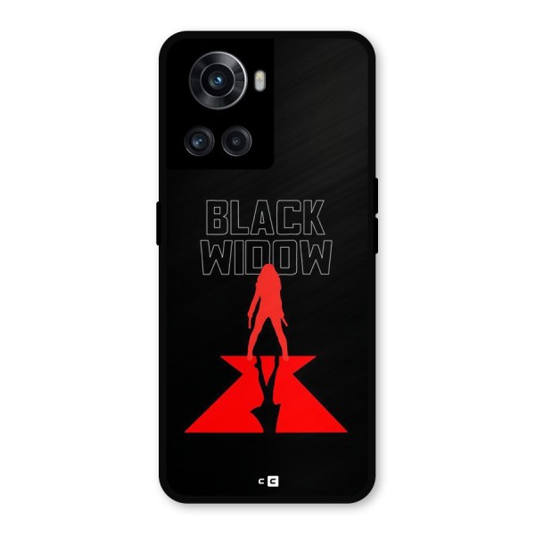 Black Widow Metal Back Case for OnePlus 10R