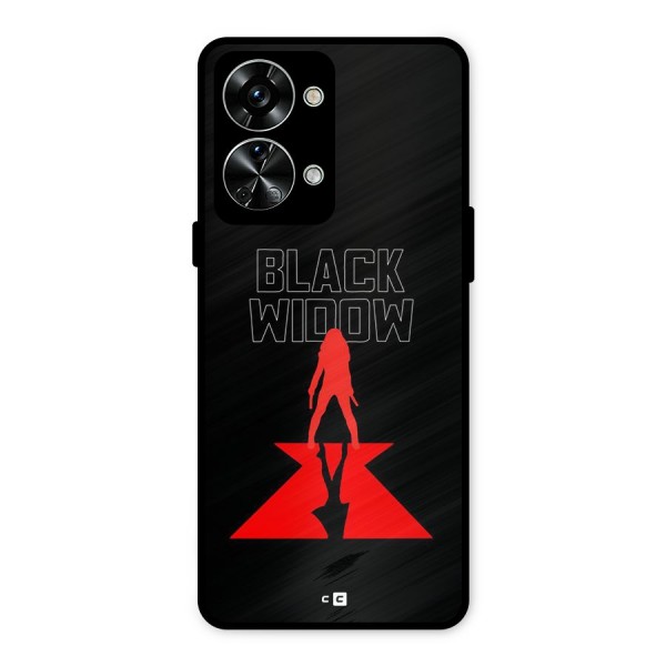 Black Widow Metal Back Case for OnePlus Nord 2T