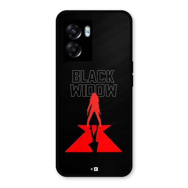 Black Widow Metal Back Case for Oppo K10 (5G)