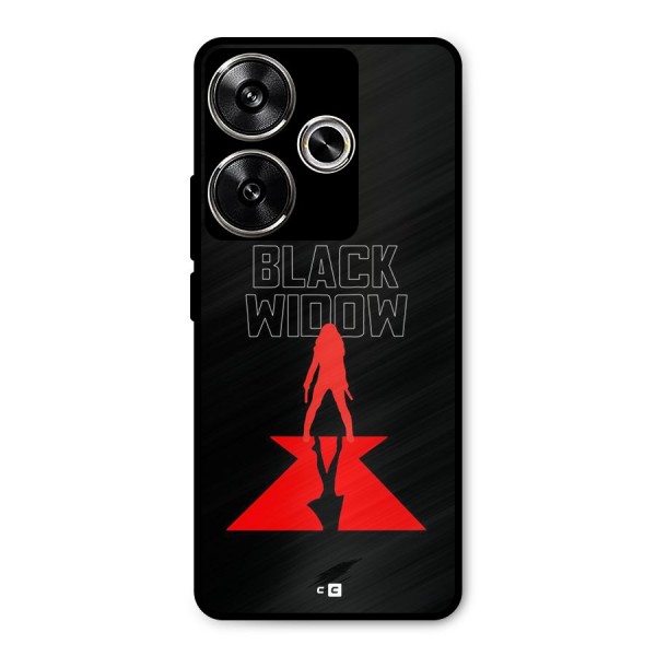 Black Widow Metal Back Case for Poco F6