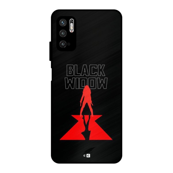 Black Widow Metal Back Case for Poco M3 Pro 5G